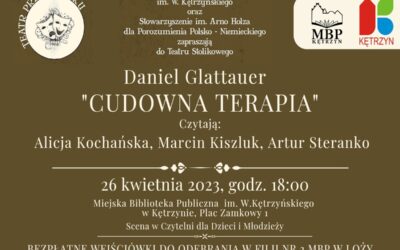 Teatr przy stoliku Daniel Glattauer   CUDOWNA TERAPIA