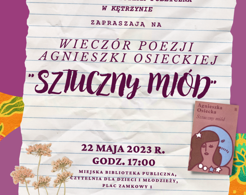 Wieczór poezji Agnieszki Osieckiej „Sztuczny miód”