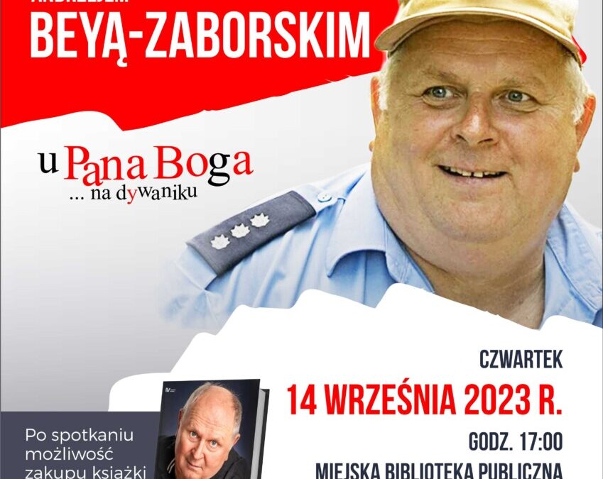 Spotkanie autorskie z Aktorem Andrzejem Beya-Zaborskim