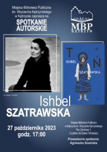 Ishbel Szatrawska plakat