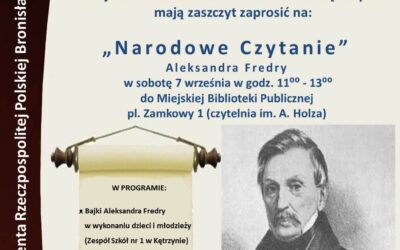 Narodowe Czytanie Fredry w Kętrzynie