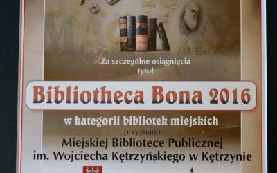 TYTUŁ BIBLIOTHECA BONA DLA MBP W KĘTRZYNIE