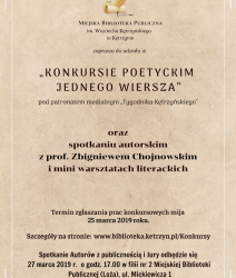 „Konkurs Poetycki Jednego Wiersza”