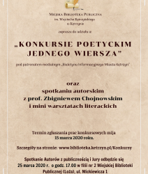 „Konkurs Poetycki Jednego Wiersza”
