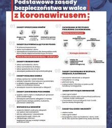 Podstawowe zasady bezpieczeństwa w walce z koronowirusem