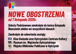 Uwaga nowe obostrzenia!