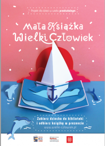Plakat akcji Mała Książka Wielki Człowiek