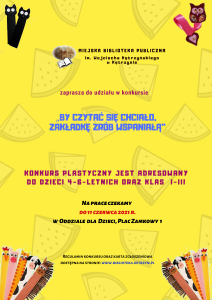 Plakat konkursu plastycznego