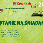 Plakat Czytanie na śniadaNIE