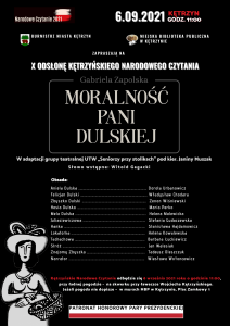 Plakat Narodowe czytanie 2021