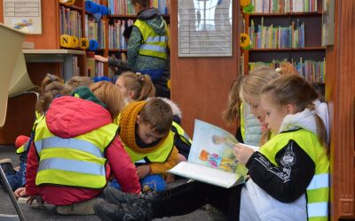 Przedszkolaki w bibliotece…