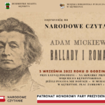 Narodowe czytanie 2022 plakat