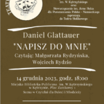 Napisz do mnie plakat
