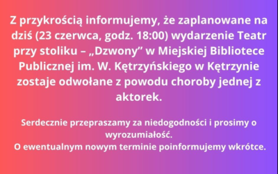Teatr Przy Stoliku – odwołany