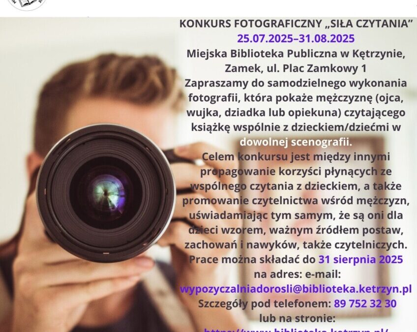 Konkurs Fotograficzny „Siła Czytania”