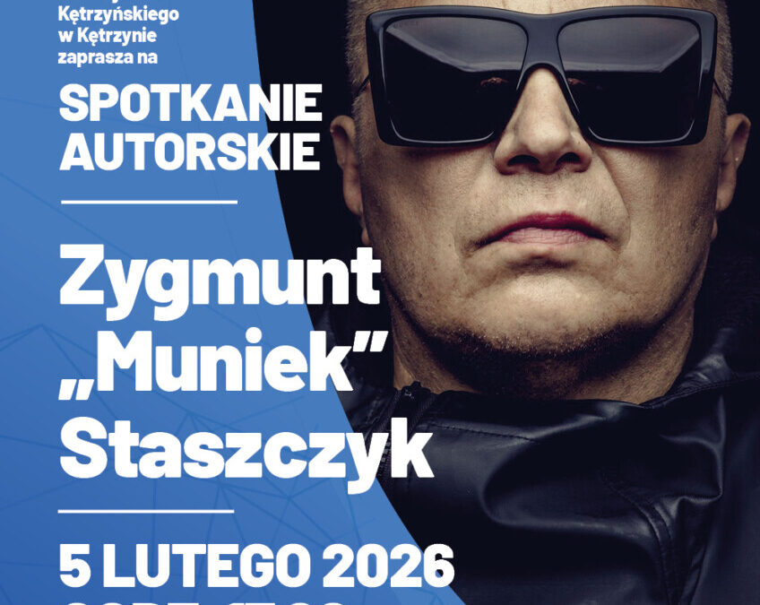 Zygmunt 'Muniek” Staszczyk Spotkanie Autorskie 5.02.2026r.